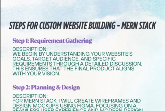 build website, website development, full stack developer, front end developer